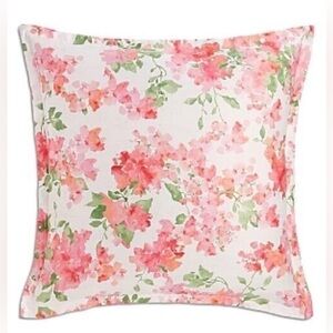 Sky Bedding Euro Pillow Shams Set of 2 Floral Blushing Pink Hydrangea  $145